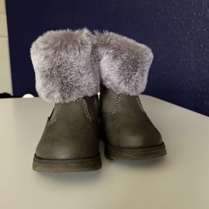TWO pair of Toddler girls boots.
